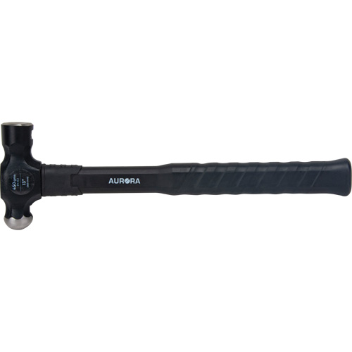Ball Pein Hammer, 16 oz. Head Weight, Plain Face, Fibreglass Handle Absolute Business Supply