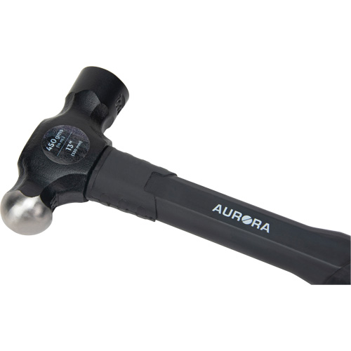 Ball Pein Hammer, 16 oz. Head Weight, Plain Face, Fibreglass Handle Absolute Business Supply