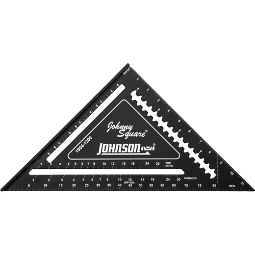 12" Johnny Square&reg; Professional Easy-Read Rafter Square Absolute Business Supply