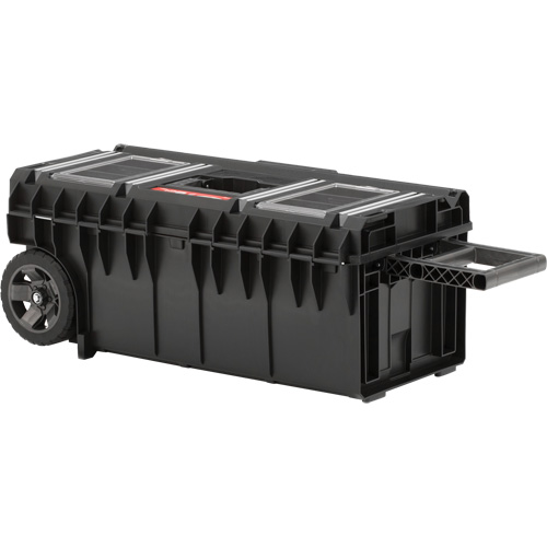Coffre &agrave; outils roulant long ARX, 31-1/5" x 15-1/5" x 12-7/10", Noir Absolute Business Supply