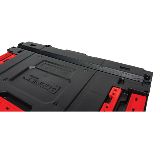 Boîte &agrave; outils Arx &agrave; un tiroir, 11-1/5'' la x 18-3/10" p x 9-1/10" h, Noir/Rouge Absolute Business Supply