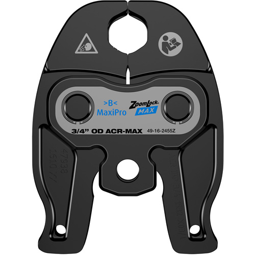 3/4" ZoomLock&reg; MAX Press Jaw for M12 FORCE LOGIC Press Tools Absolute Business Supply