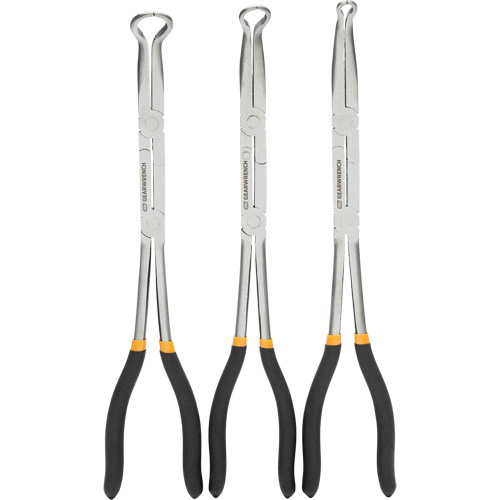 Jeu de pince &agrave; prise pour tuyau Double-X, 3 Morceaux Absolute Business Supply