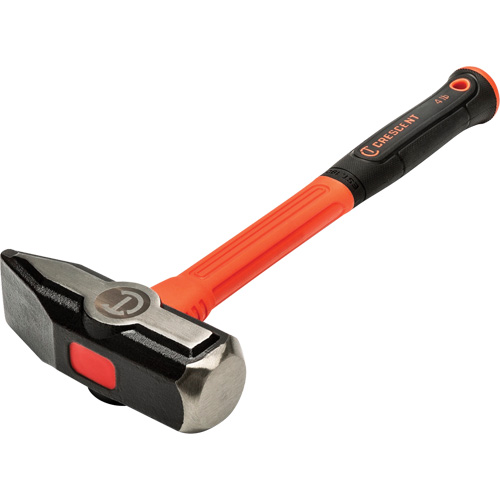 Fiberglass Blacksmith Hammer, 4 lbs Head Weight, 14" L Absolute Business Supply