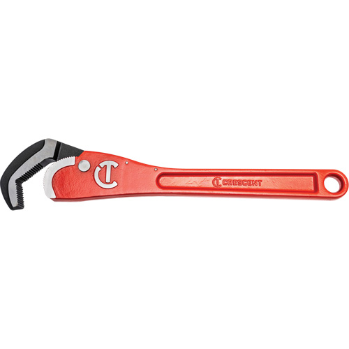 Self-Adjusting Steel Pipe Wrench, 2-1/2" Jaw Capacity, 16" Long, Powder Coated Finish, Non-Ergonomic Handle Absolute Business Supply