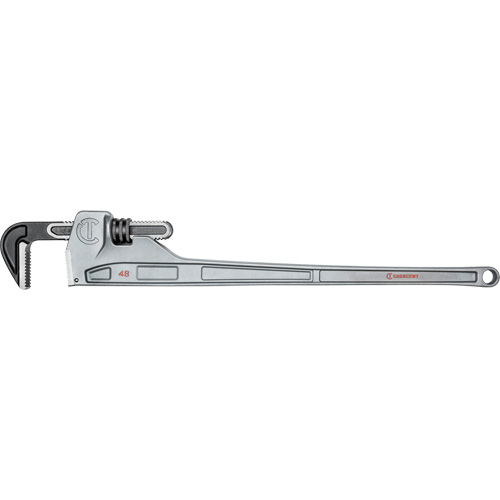 Cl&eacute; &agrave; tuyaux, Cap des m&acirc;choires 6", Longueur 48", Fini Rev&ecirc;tement en poudre, Prise Non-ergonomique Absolute Business Supply