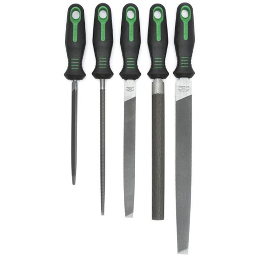 Jeu anniversaire de limes avec manches ergonomiques, 5 pi&egrave;ces Absolute Business Supply