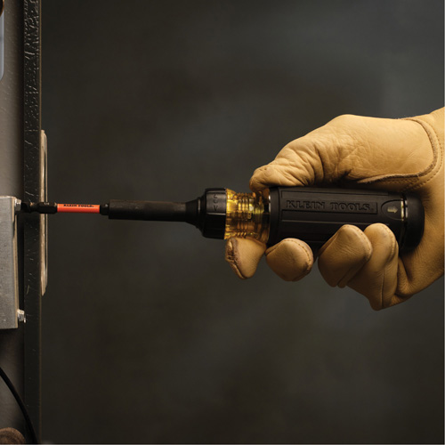 15-in-1 Ratcheting Impact-Rated Multi-Bit Torsion Zone Screwdriver, 9-1/2" L, Cushion Grip Handle Absolute Business Supply