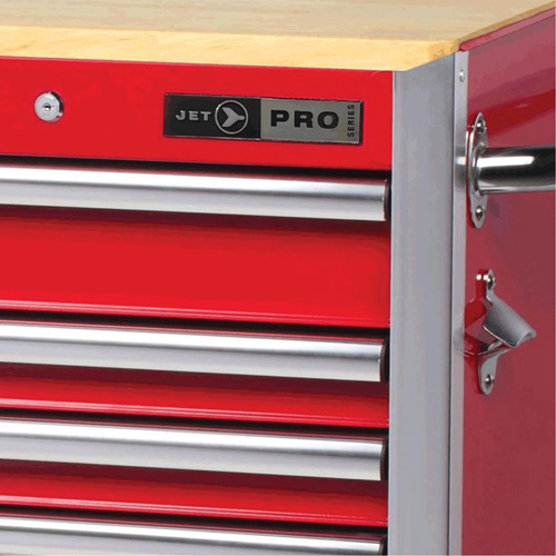 PRC7215 Armoire roulante de s&eacute;rie Pro, 15 tiroirs, 72" la x 24" p x Rouge Absolute Business Supply