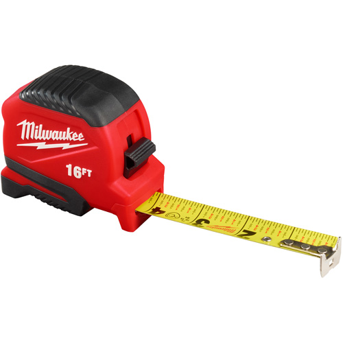 Compact Tape Measure, 1" x 16' Absolute Business Supply