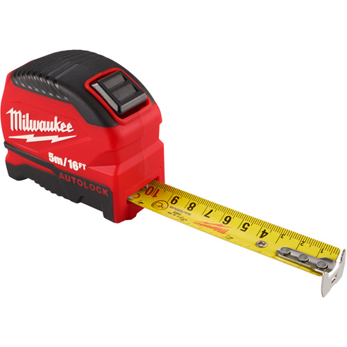 Auto-Lock Tape Measure, 1" x 16' Absolute Business Supply