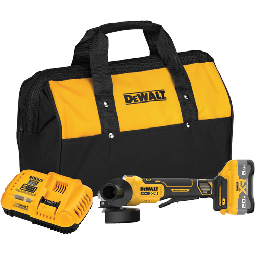 MAX* XR&reg; Brushless Cordless Angle Grinder Kit with XR POWERPACK, 4-1/2" - 5" Wheel, 20 V Absolute Business Supply