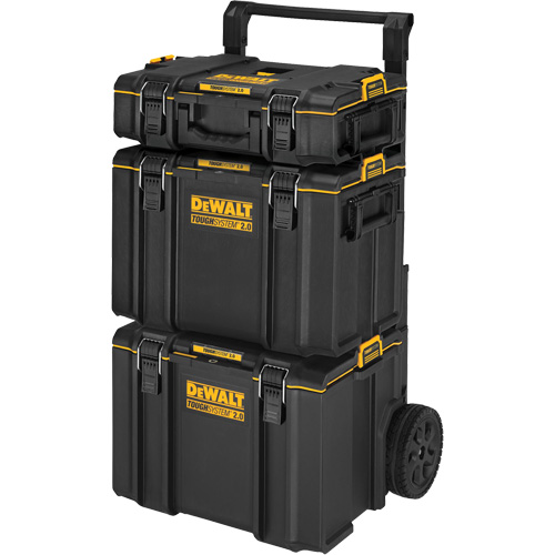 Syst&egrave;me de rangement sur roues TOUGHSYSTEM 2.0, 24" x 20-2/5" x 34-1/2", Noir/Jaune Absolute Business Supply