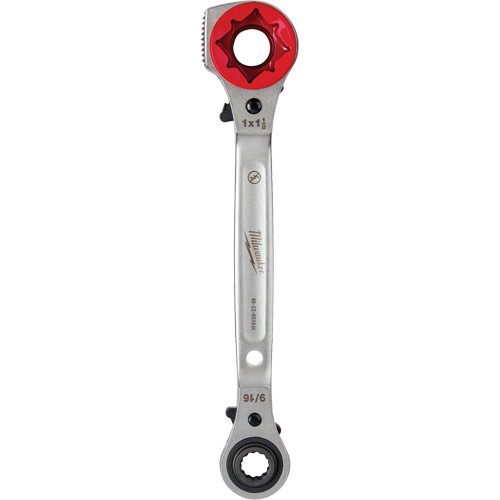 Cl&eacute; &agrave; cliquet 5 en 1 pour monteur de ligne avec face de frappe frais&eacute;e, Prise de 3/4"/1"/1-1/8", Poign&eacute;e Ergonomique Absolute Business Supply