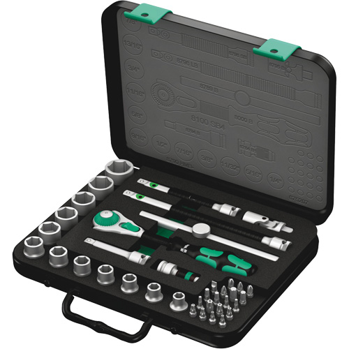 Jeu de cliquets rapides Zyklop 8100 SB 4, 38 Mcx, Prise de 3/8" Absolute Business Supply