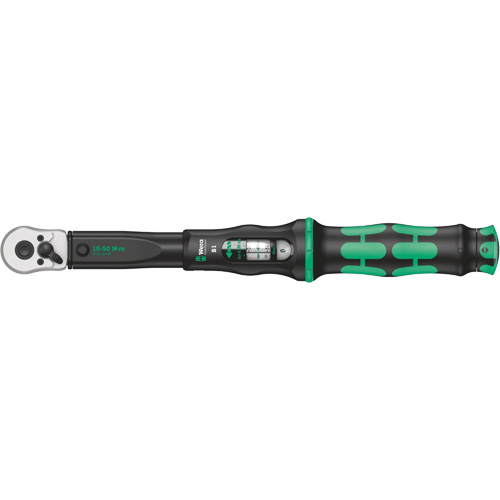 Cl&eacute; dynamom&eacute;trique Click-Torque B avec cliquet r&eacute;versible, &agrave; cliquer, Entraînement 3/8" carr&eacute;, 10 - 50 Nm Absolute Business Supply
