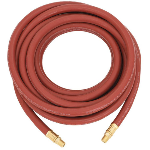 Tuyau AH3825RB, Air, Caoutchouc, 3/8" dia. x 25', 300 psi, 1/4 NPT Absolute Business Supply
