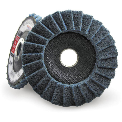 POWERBLEND SCD Surface Conditioning Flap Disc, 4-1/2" x 7/8", Type 29, Fine Grit Absolute Business Supply