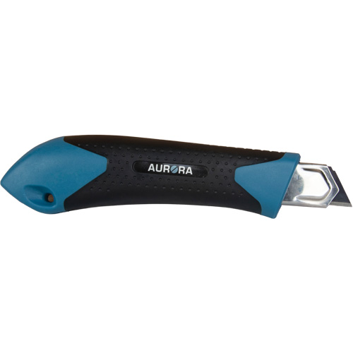Couteau professionnel de 18 mm, Acier inoxydable, Robuste, Prise en Caoutchouc Absolute Business Supply