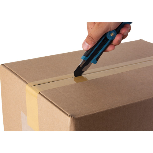 Couteau professionnel de 18 mm, Acier inoxydable, Robuste, Prise en Caoutchouc Absolute Business Supply