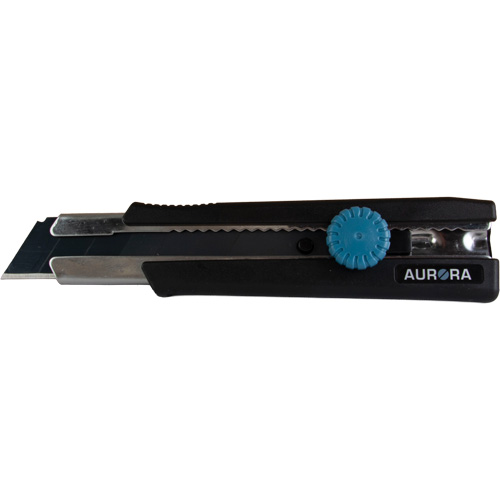 25mm Retractable Knife, Stainless Steel, Heavy-Duty, Rubber Handle Absolute Business Supply