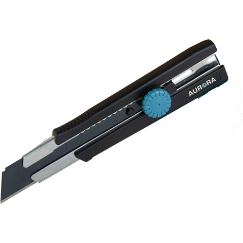 25mm Retractable Knife, Stainless Steel, Heavy-Duty, Rubber Handle Absolute Business Supply