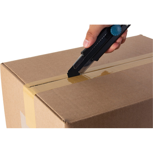 25mm Retractable Knife, Stainless Steel, Heavy-Duty, Rubber Handle Absolute Business Supply