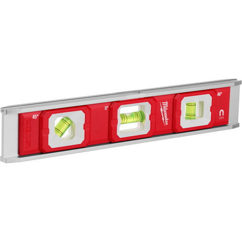Torpedo Level, 10" L, Aluminum, 3 Vials, Magnetic Absolute Business Supply