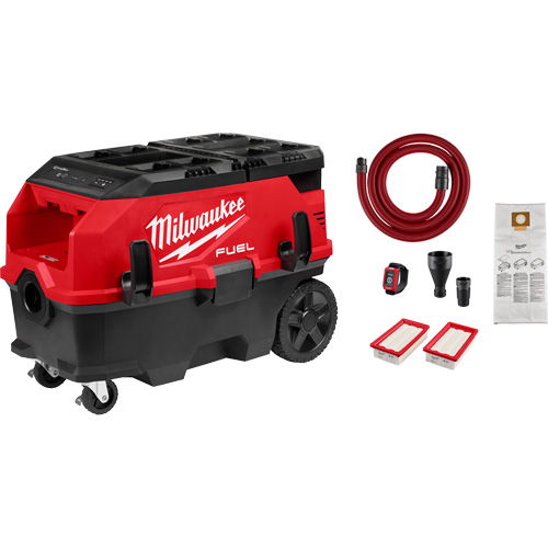 M18 FUEL PACKOUT 9 Gallon Dual-Battery Dust Extractor with VACLINK, 27-3/4" x 16-3/4" x 19" Absolute Business Supply
