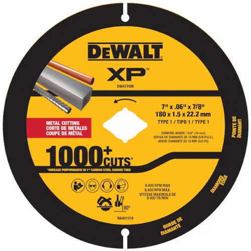 Lame diamant&eacute;e XP pour m&eacute;tal pour meuleuses angulaires et scies circulaires Absolute Business Supply