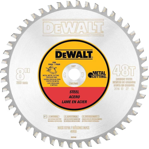 Lame circulaire pour m&eacute;taux ferreux, 8", 40 dents, Pour M&eacute;tal Absolute Business Supply