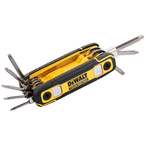 TOUGHSERIES Folding Locking Hex Key, 8 Pcs., Torx&reg; Absolute Business Supply