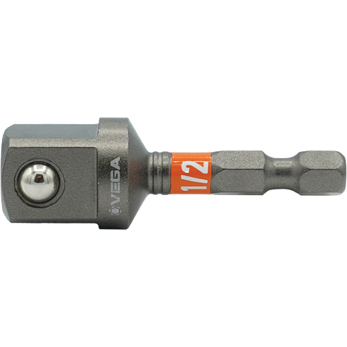Impactech&reg; Impact Socket Adapter, 1/4" Drive Size, 1/2" Male Size, 2" L Absolute Business Supply