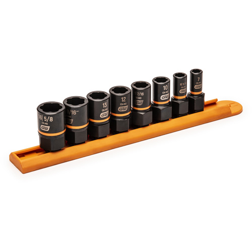 Jeu de douilles d'extraction Bolt Biter, 8 Mcx, Chocs, Prise de 1/4"/3/8" Absolute Business Supply