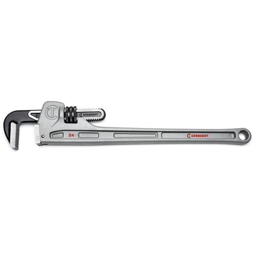 Pipe Wrench, 3-1/2" Jaw Capacity, 24" Long, Powder Coated Finish, Ergonomic Handle Absolute Business Supply