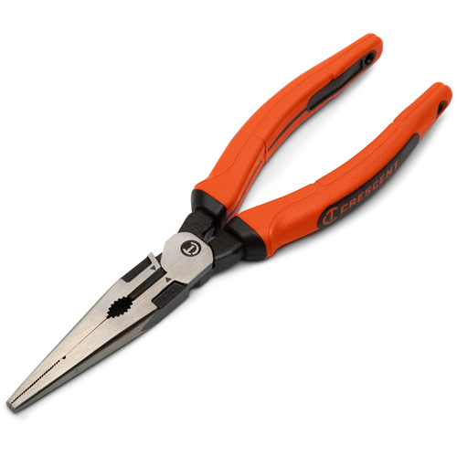 Z2 Long Nose Plier with Dual Material Grip Rawhide Handle, 8" L Absolute Business Supply