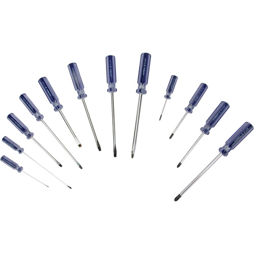Jeu de tournevis Philips & &agrave; fente, 12 m Absolute Business Supply