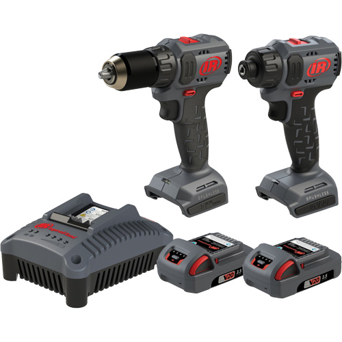 Compact Drill & Screwdriver Cordless Combo Tool Kit, Lithium-Ion, 20 V Absolute Business Supply