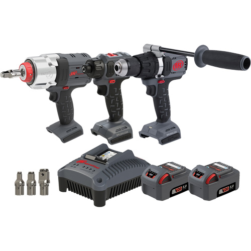 Screwdriver, Hammer Drill & Impact Driver Combo Tool Kit, Lithium-Ion, 20 V Absolute Business Supply