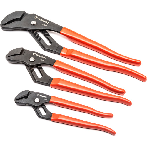 Jeu de pinces bouvet&eacute;es avec manche tremp&eacute; et m&acirc;choire droite, 3 Morcea Absolute Business Supply