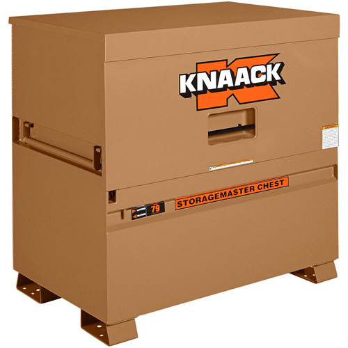 Model 79 Piano Box with 2 Padlocks, 48" W x 30" D x 49" H, Tan Absolute Business Supply