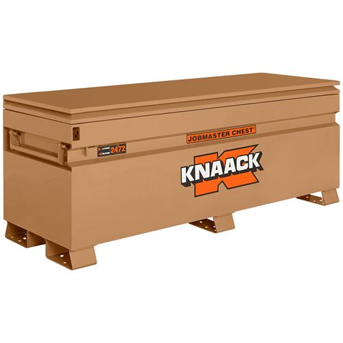 Coffre de chantier mod&egrave;le 2472 avec cadenas, 72" x 24" x 28-1/4", Acier, Havane Absolute Business Supply