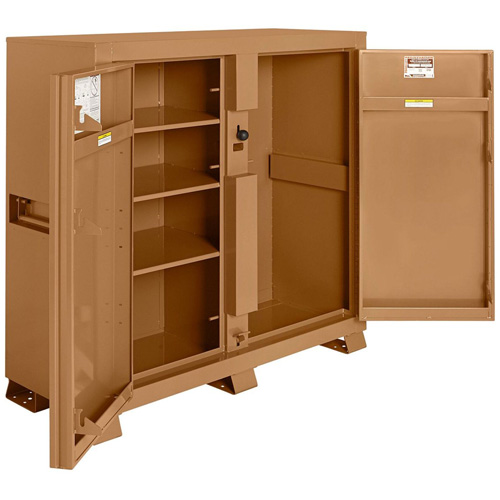 Armoire de chantier mod&egrave;le 111 avec cadenas, Acier, 47,5 pi³, Havane Absolute Business Supply