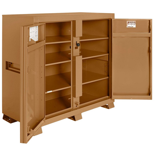 Armoire de chantier mod&egrave;le 139 avec cadenas, Acier, 59,4 pi³, Havane Absolute Business Supply