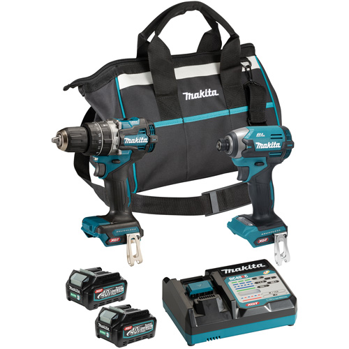 40Vmax XGT Brushless Cordless Impact Driver & Hammer Drill/Driver Tool Kit, Lithium-Ion, 40 V Absolute Business Supply
