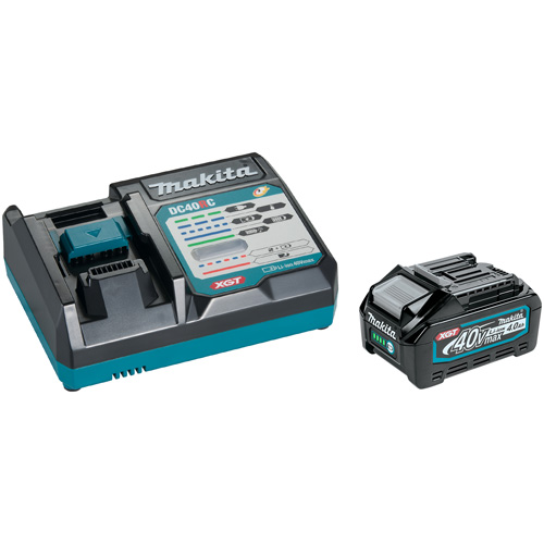 40Vmax XGT 4 Ah Battery & Fast Charger Starter Kit, 40 V, Lithium-Ion Absolute Business Supply