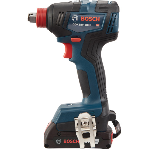 Two-In-One Bit/Socket Impact Driver/Wrench Kit, 1/2", 1800 in-lbs. Max. Torque, 18 V, Lithium-Ion Absolute Business Supply