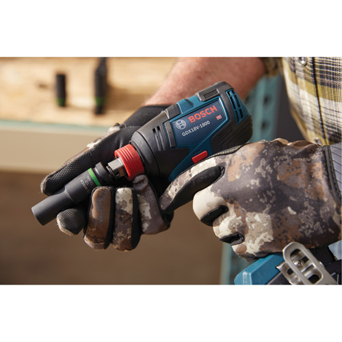 Two-In-One Bit/Socket Impact Driver/Wrench Kit, 1/2", 1800 in-lbs. Max. Torque, 18 V, Lithium-Ion Absolute Business Supply