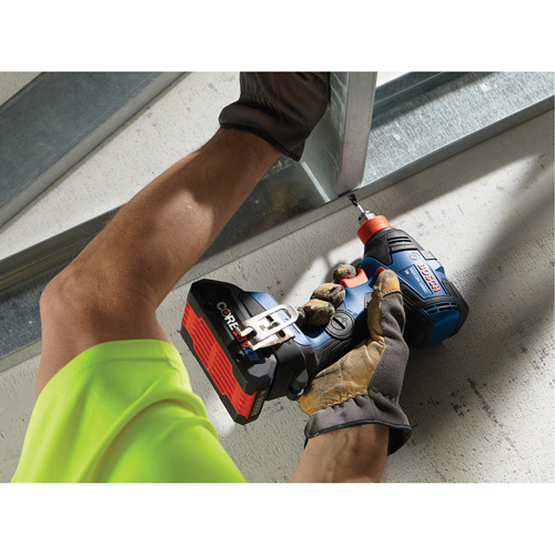 Two-In-One Bit/Socket Impact Driver/Wrench Kit, 1/2", 1800 in-lbs. Max. Torque, 18 V, Lithium-Ion Absolute Business Supply
