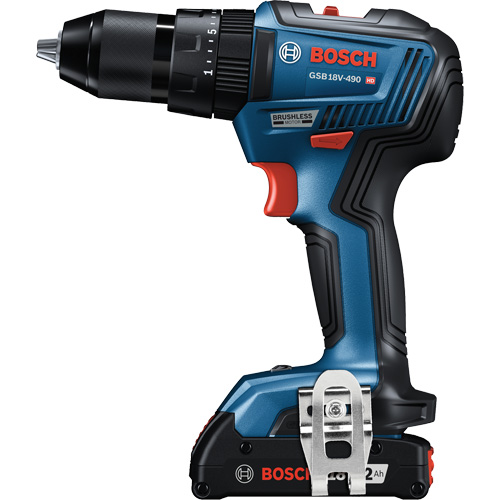 EC Brushless 1/2 In. Hammer Drill/Driver Kit, 1/2" Chuck, 18 V Absolute Business Supply